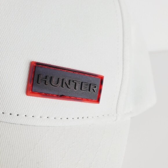 Hunter White Cotton Gold Baseball Streetwear Athletic Adjustable Cap - Picture 2 of 5